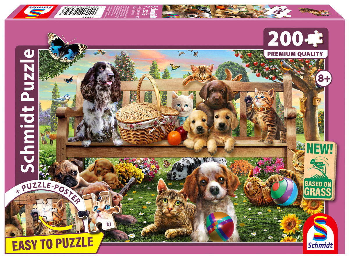 Schmidt, Puzzle PQ Czas na piknik, 200 el.