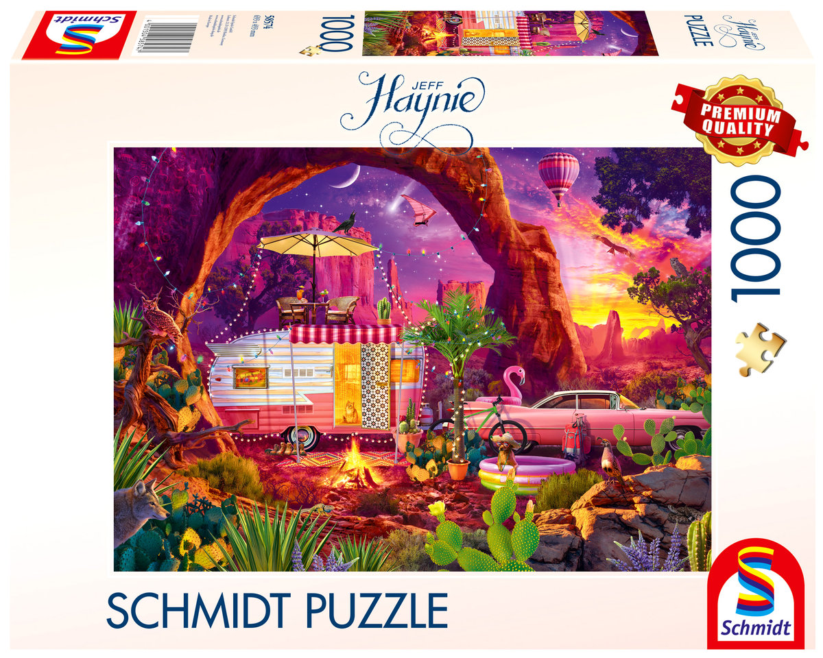 Schmidt, Puzzle PQ JEFF HAYNIE Przystanek na pustyni, 1000 el.