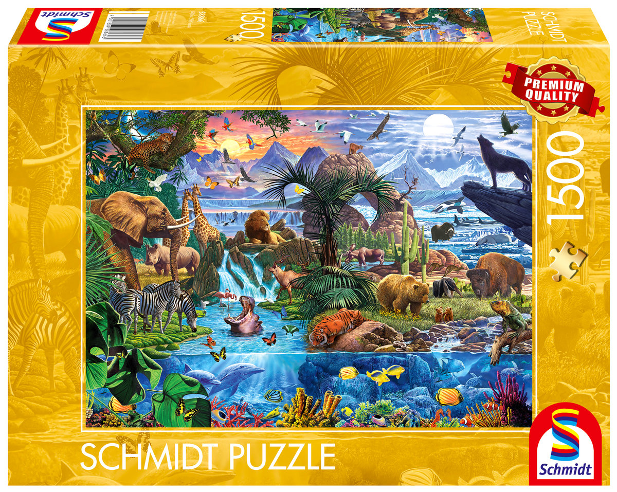 Schmidt, Puzzle PQ Świąt zwierząt, 1500 el.