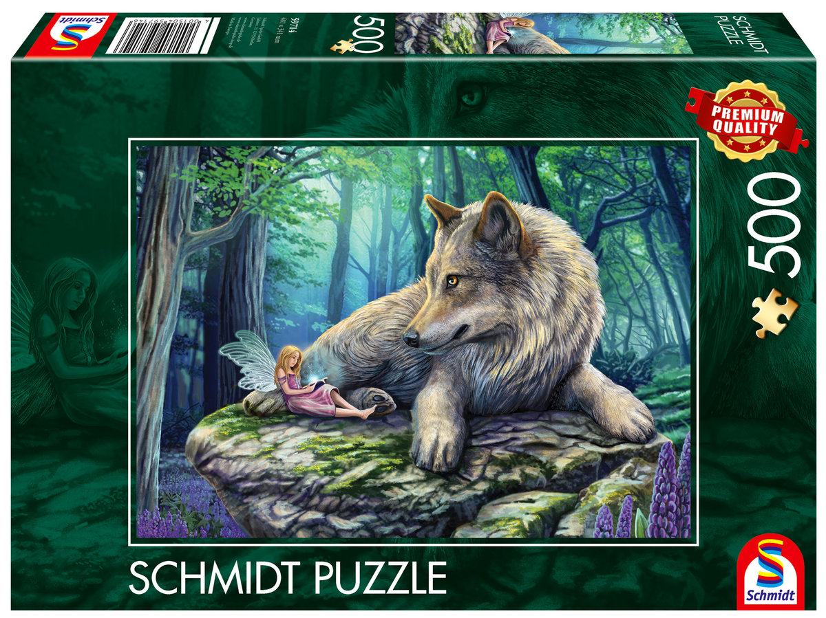 Schmidt, Puzzle PQ Wilk i wróżka, 500 el.