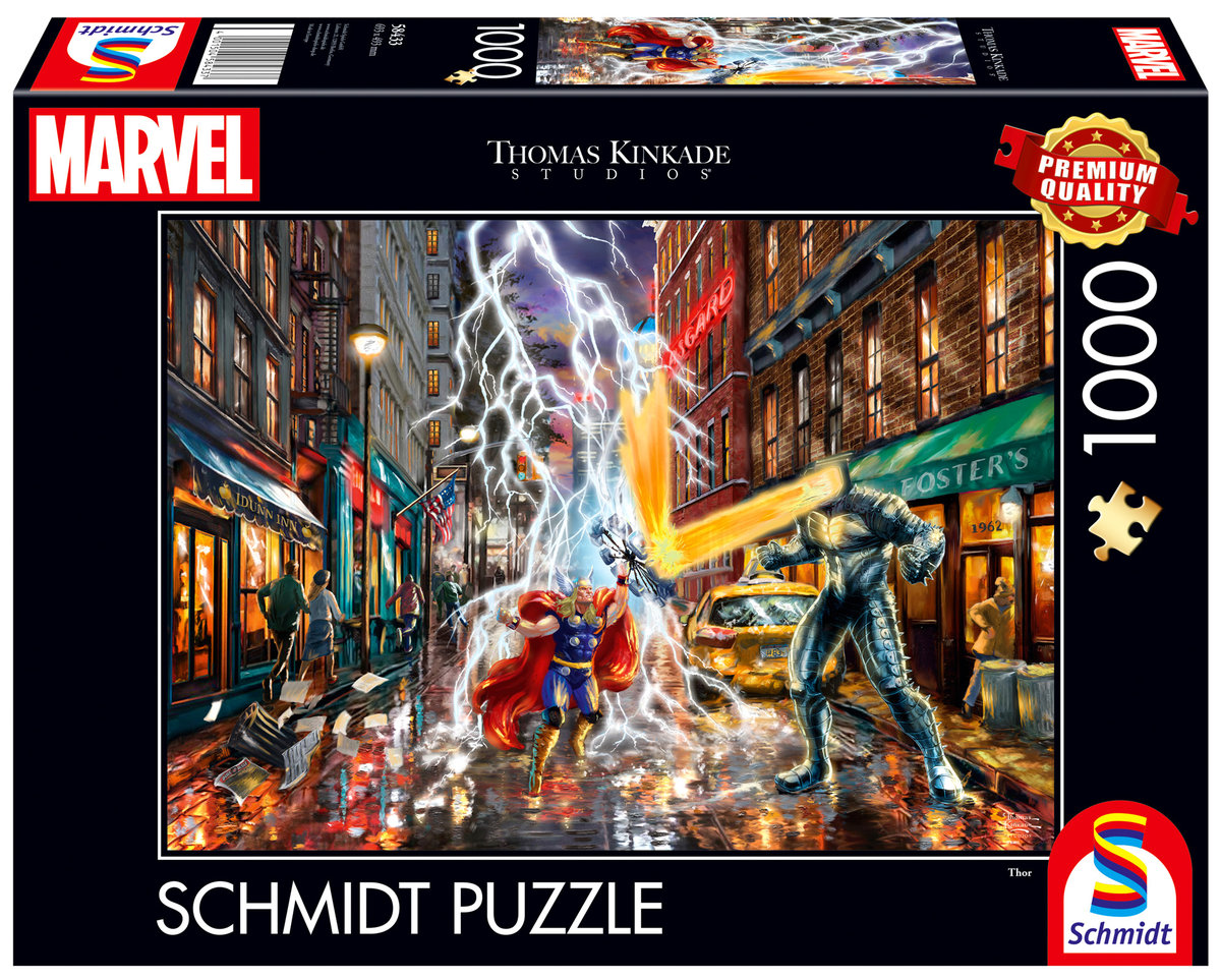 Schmidt, Puzzle PQ THOMAS KINKADE Thor (Marvel), 1000 el.