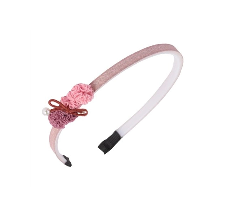 eCarla opaska do włosów dla dzieci Różowa z Brokatem O466