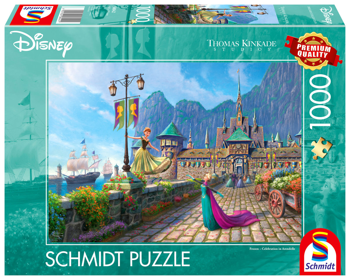 Schmidt, Puzzle PQ THOMAS KINKADE Kraina Lodu (Disney), 1000 el.