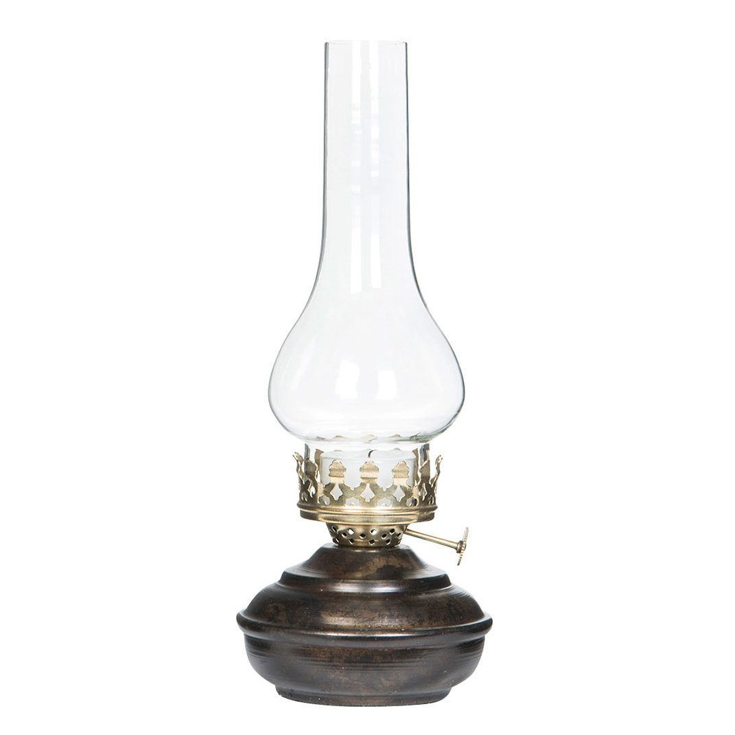 ŚWIECZNIK tealight OLJA lampa naftowa metalowa
