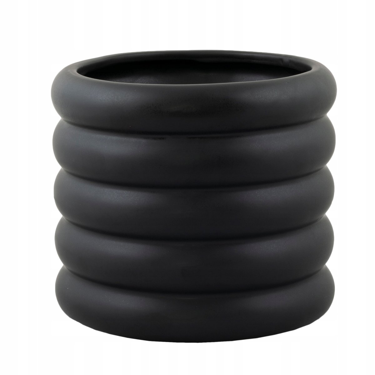 DONICA BUBBLES czarny mat ceramiczna śr. 17cm
