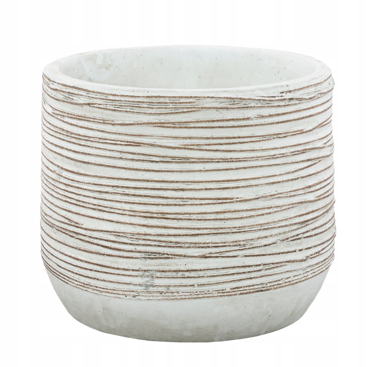 DONICA SKROCK betonowa biała śr. 14cm