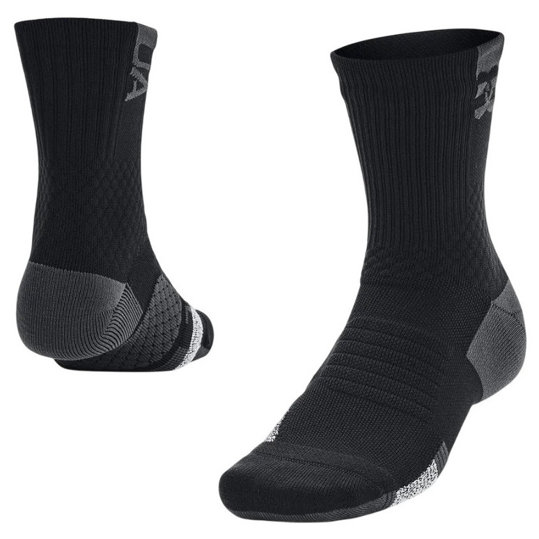 Skarpetki Under Armour AD Playmaker 1pk Mid Rozmiar skarpet: 47,5 - 50,5 / Kolor: czarny