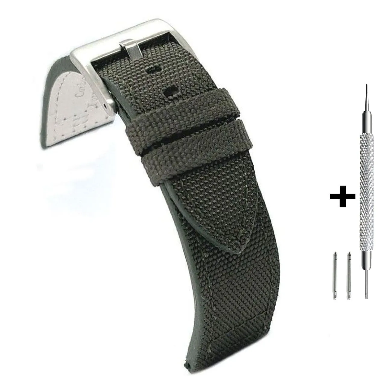 Zielony pasek 20 mm materiałowy DILOY 416.20.27 + GRATIS dwa teleskopy i narzędzie