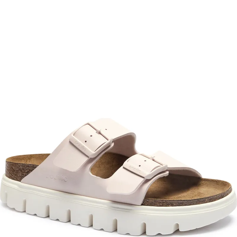Birkenstock Klapki Arizona Chunky BF | Birkenstock x Papillio | z dodatkiem skóry