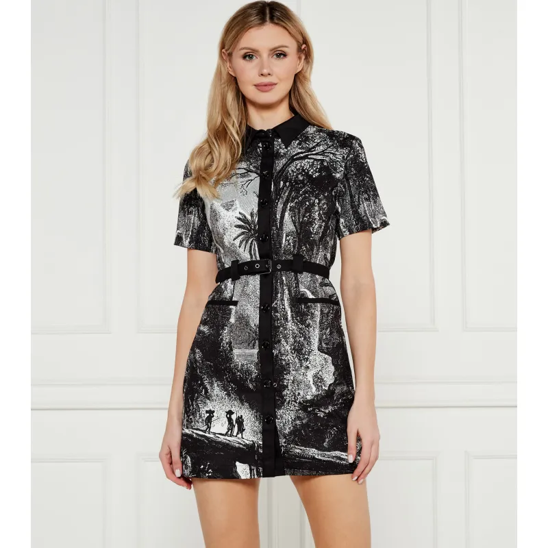 Desigual Sukienka z paskiem Desigual x M. Christian Lacroix TROPIC