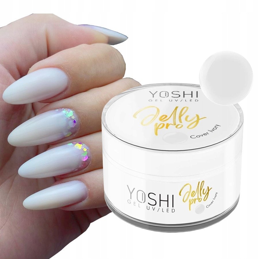 YOSHI JELLY PRO ŻEL GALARETKA BUDUJĄCY COVER IVORY MLECZNY 50 g