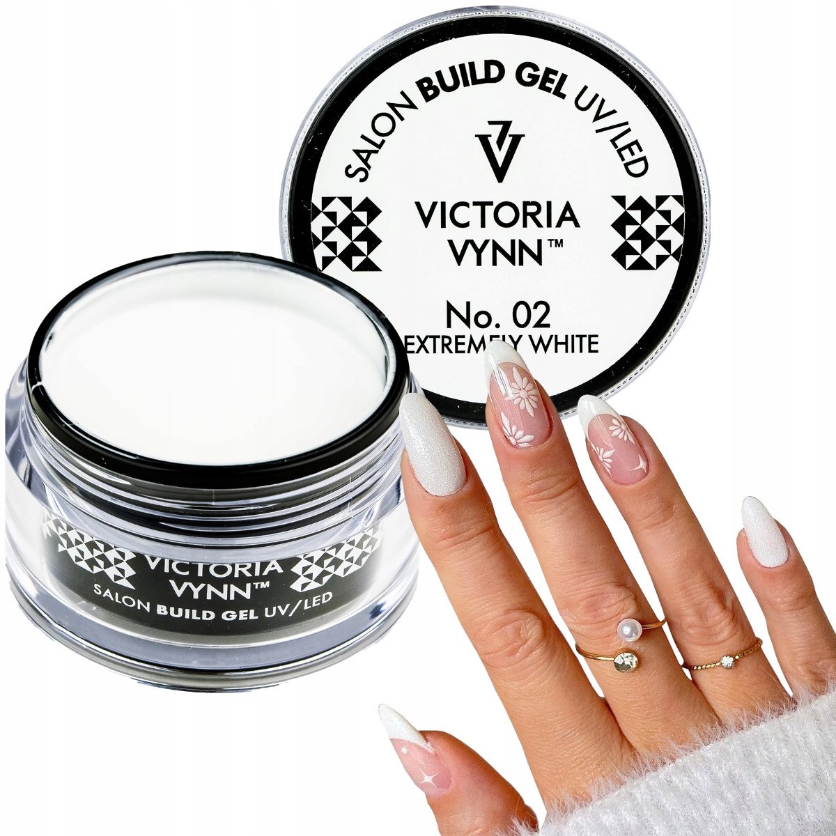 VICTORIA VYNN BUILD GEL SAMOPOZIOMUJĄCY ŻEL BUDUJĄCY 02 EXTREME WHITE 50 ml