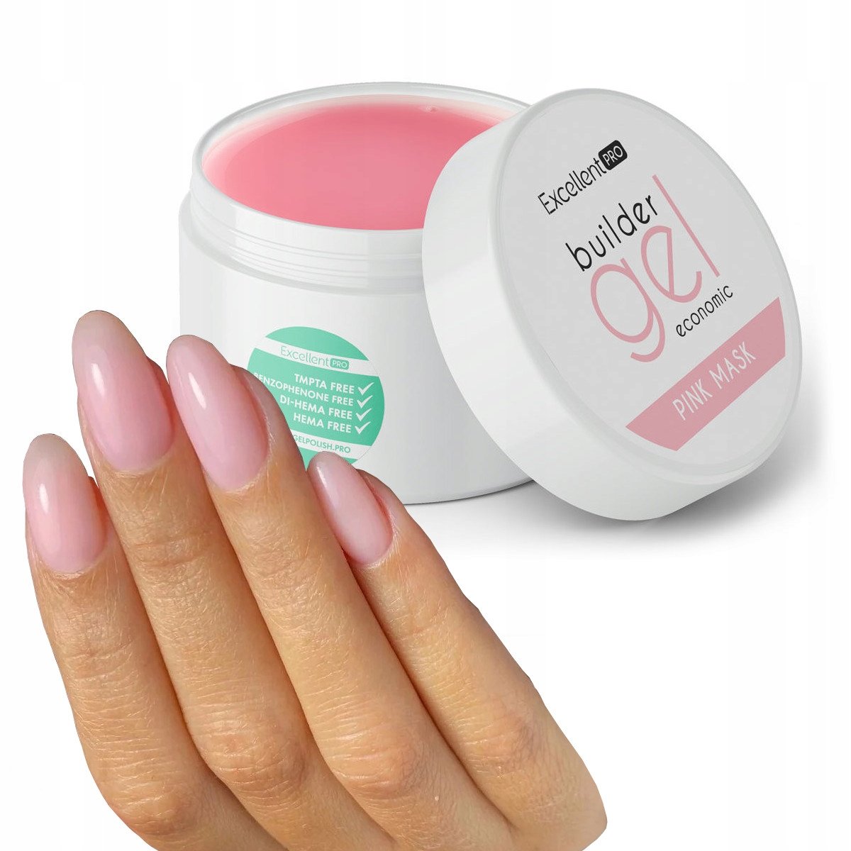 EXCELLENT PRO BUILDER GEL ECONOMIC ŻEL BUDUJĄCY PINK MASK 50 g