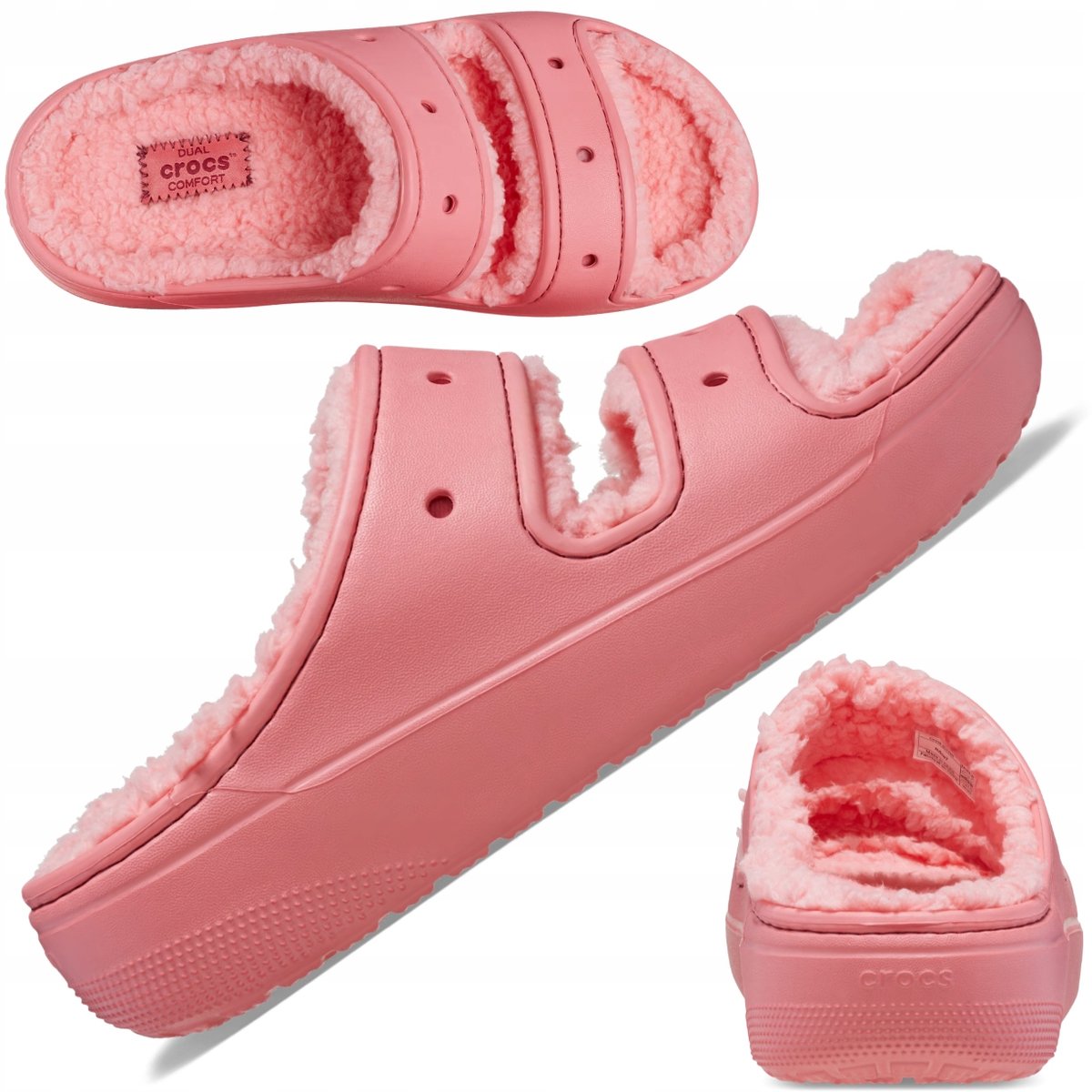 DAMSKIE KAPCIE KLAPKI CROCS LEKKIE WYGODNE KROKSY DOMOWE PAPUCIE r. 37-38