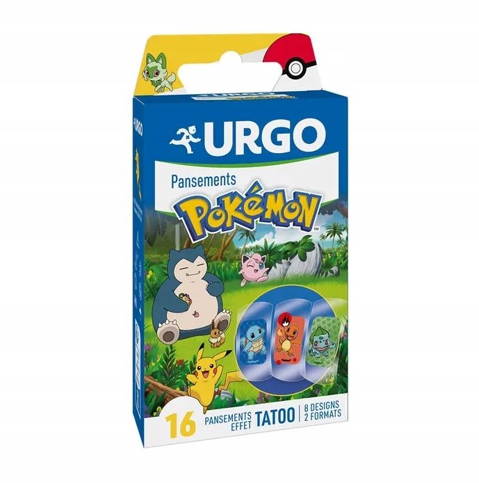 URGO POKEMON PLASTRY DLA DZIECI 16 SZT.