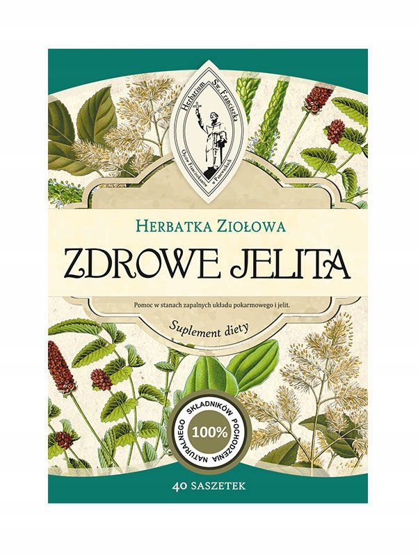 Franciszkańska Herbata ziołowa ZDROWE JELITA 40x3g