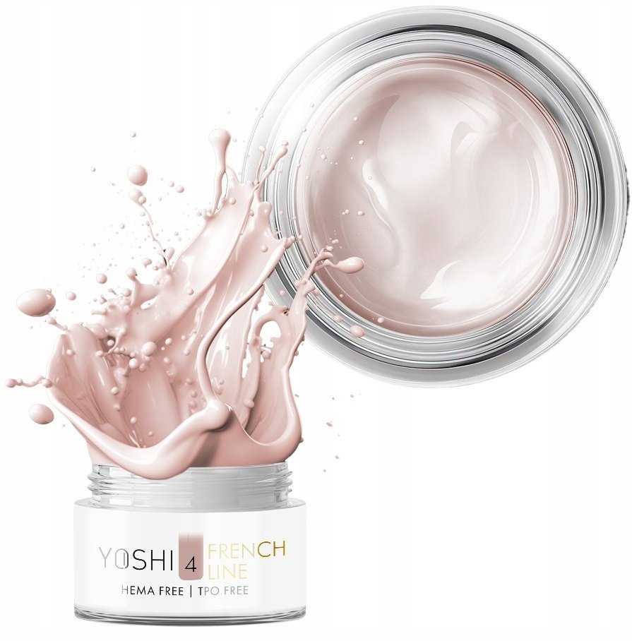 YOSHI FRENCH LINE ŻEL BUDUJĄCY SAMOPOZIOMUJĄCY TWARDY NR 4 50 ml