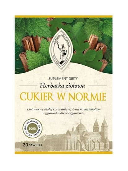 Herbatka ziołowa CUKIER W NORMIE FIX 20 x 5g