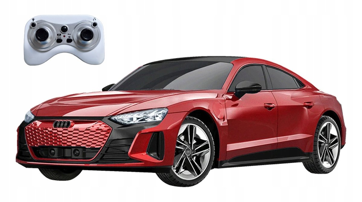 AUDI RS E-TRON GT 1:14 SAMOCHÓD ZDALNIE STEROWANY - SUPERSZYBKIE ŁADOWANIE (CZERWONY)