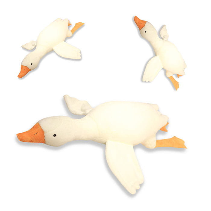 MASKOTKA PRZYTULANKA PODUSZKA GĘŚ PIPA GĄSKA 50CM