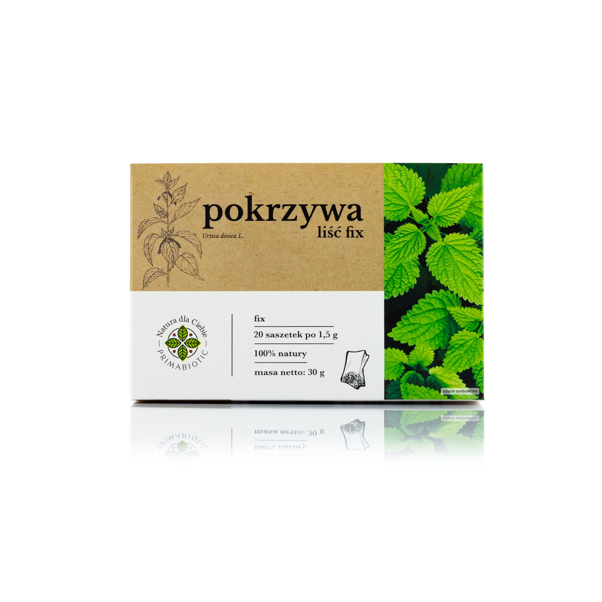 POKRZYWA LIŚĆ FIX PRIMABIOTIC układ moczowy (20 x 1,5 g)