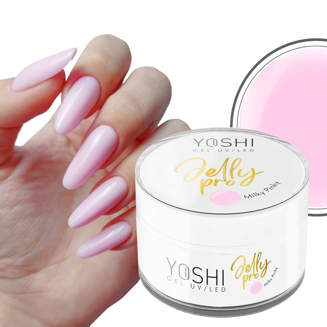 YOSHI JELLY PRO ŻEL GALARETKA BUDUJĄCY MLECZNY RÓŻ MILKY PINK 50 g