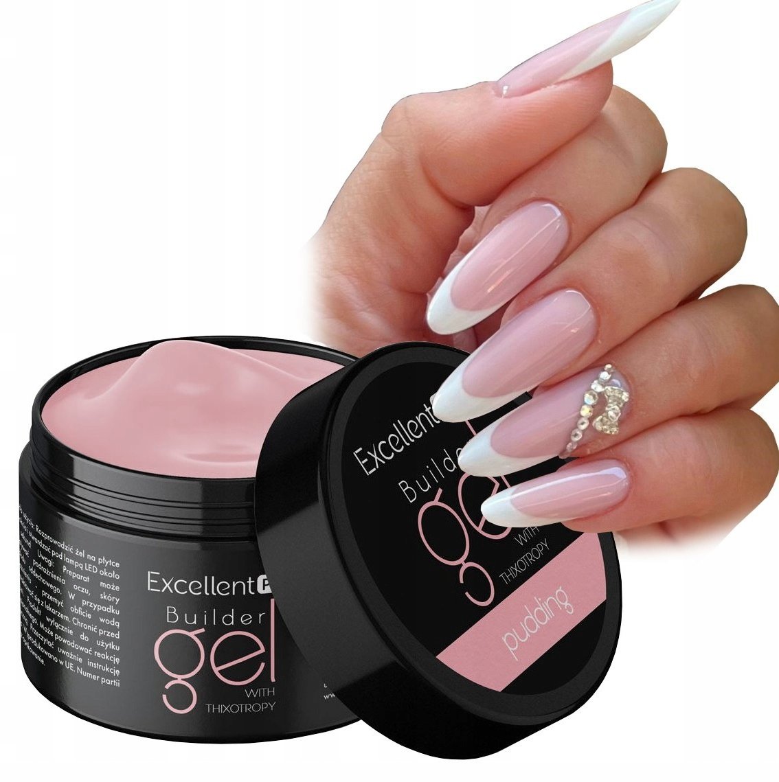 EXCELLENT PRO BUILDER GEL ŻEL BUDUJĄCY Z TIKSOTROPIĄ PUDDING 50 g
