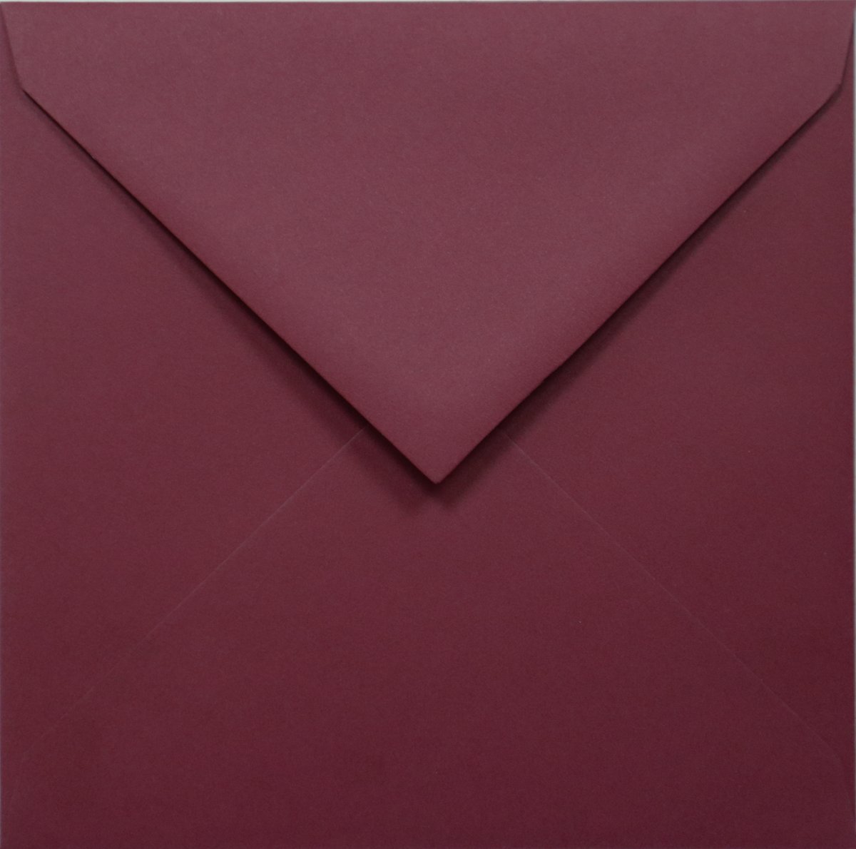 Koperty kwadratowe 17x17 bordowe Malmero Palissandre NK 120g 25 szt. - na kartki, zaproszenia, laurki, bony