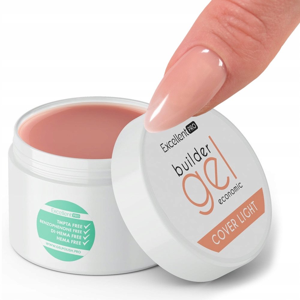 EXCELLENT PRO BUILDER GEL ECONOMIC ŻEL BUDUJĄCY COVER LIGHT 15 g