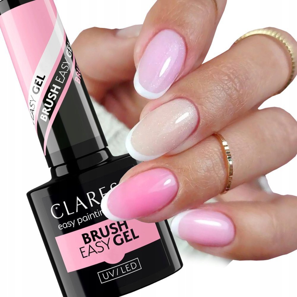 Claresa Brush Easy Gel Żel Do Paznokci W Butelce Z Pędzelkiem