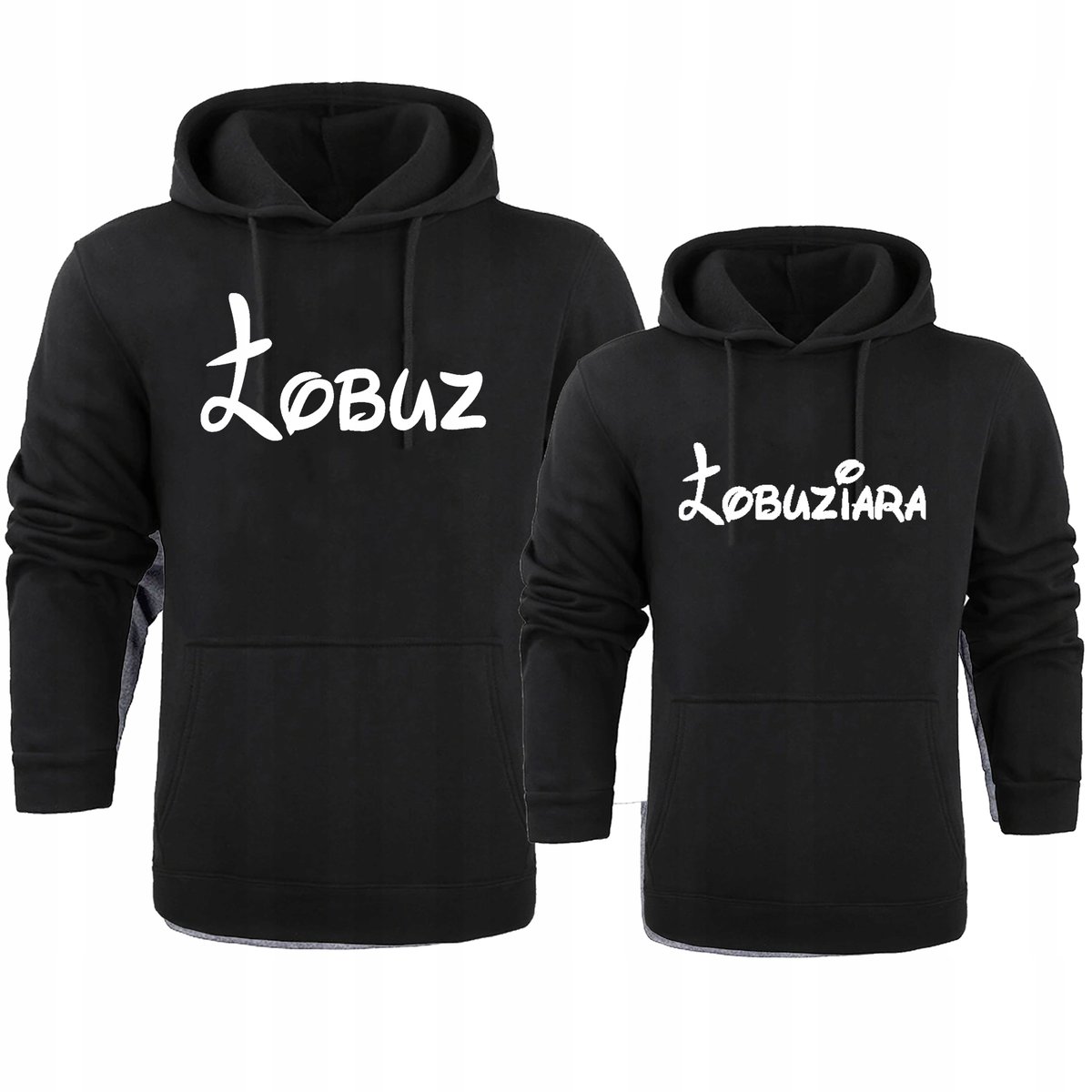 ZESTAW BLUZY DLA PAR BLUZA DLA PAR ŁOBUZ I ŁOBUZIARA XXL
