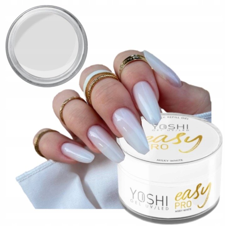 YOSHI EASY PRO ŻEL BUDUJĄCY MLECZNY MILKY WHITE 50 g