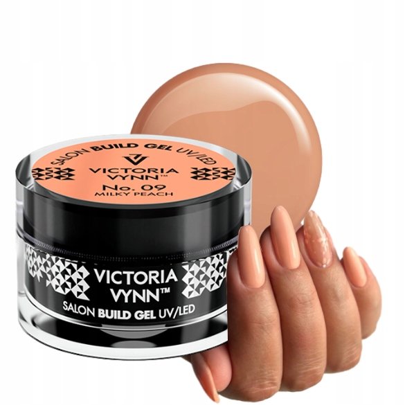 VICTORIA VYNN BUILD GEL SAMOPOZIOMUJĄCY ŻEL BUDUJĄCY - 09 MILKY PEACH 50 ml