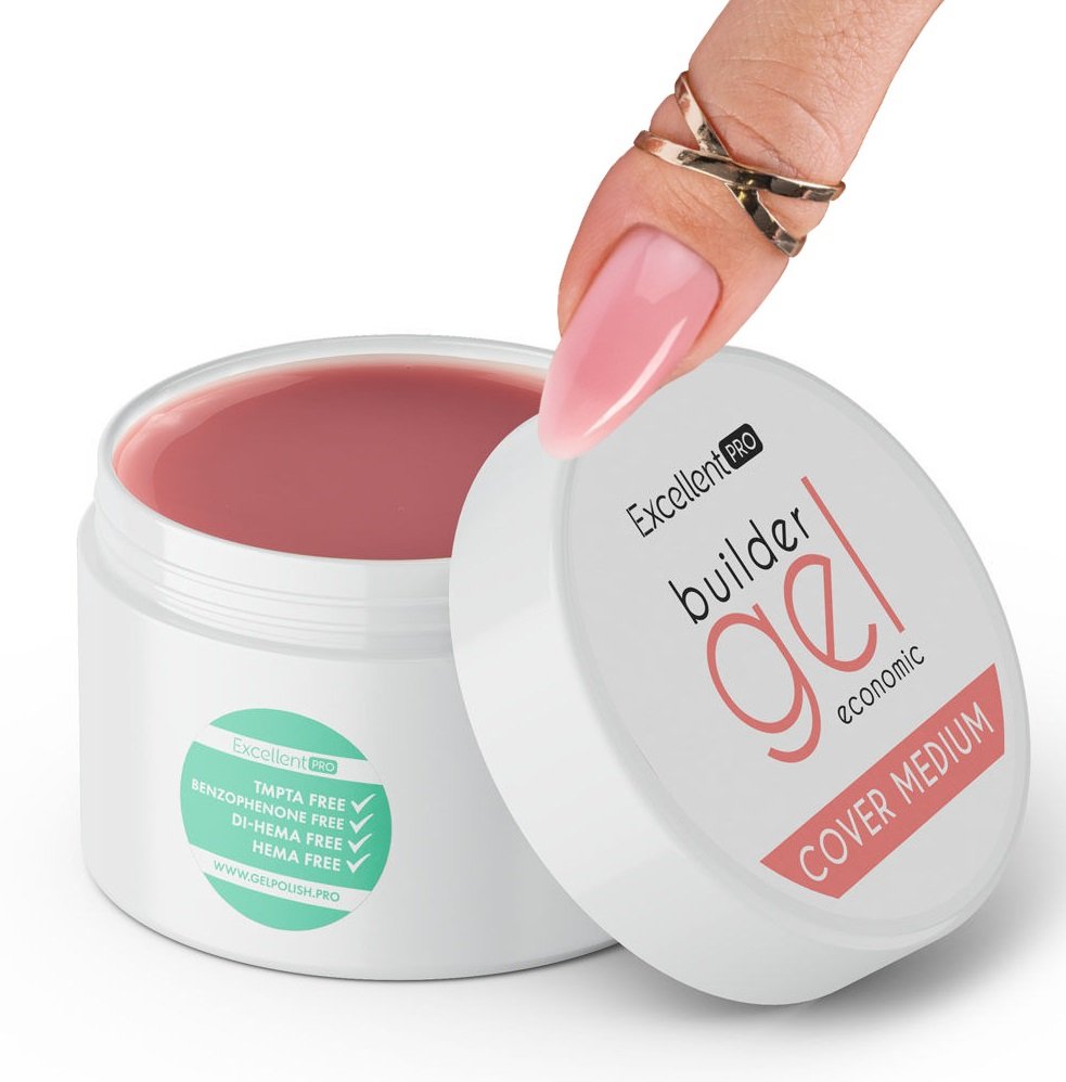 EXCELLENT PRO BUILDER GEL ECONOMIC ŻEL BUDUJĄCY COVER MEDIUM 50 g
