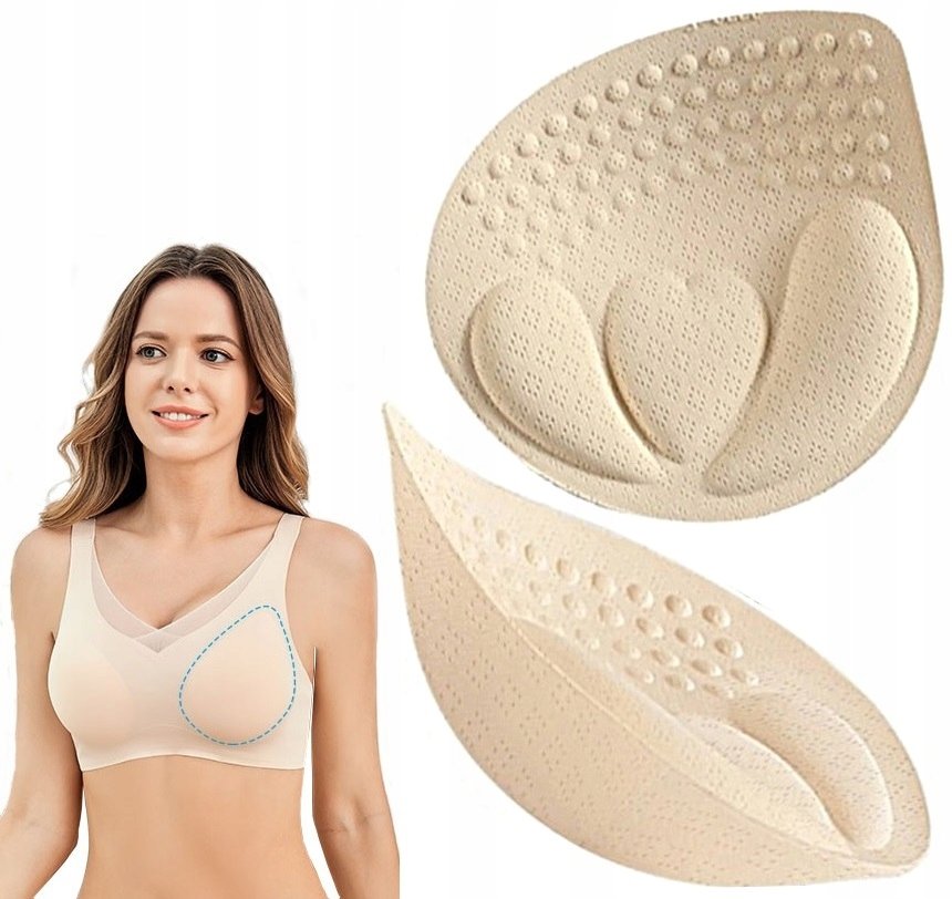 WKŁADKI PUSH UP DO STANIKA PIANKA DUŻE POWIĘKSZENIE BIKINI L