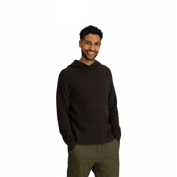 Royal Robbins sweter brązowy okrągły rozmiar S