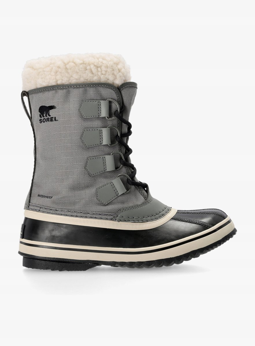 Buty zimowe damskie Sorel Winter Carnival WP - black/quarry (41)