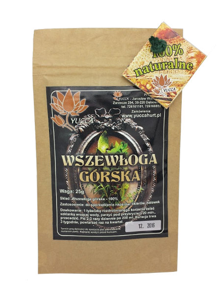 Proherbis Wszewłoga górska korzeń mielony 25 g