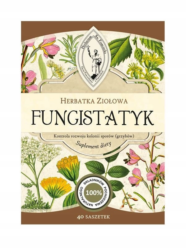 Franciszkańska Herbatka ziołowa FUNGISTATYK FIX 40x3g Herbarium