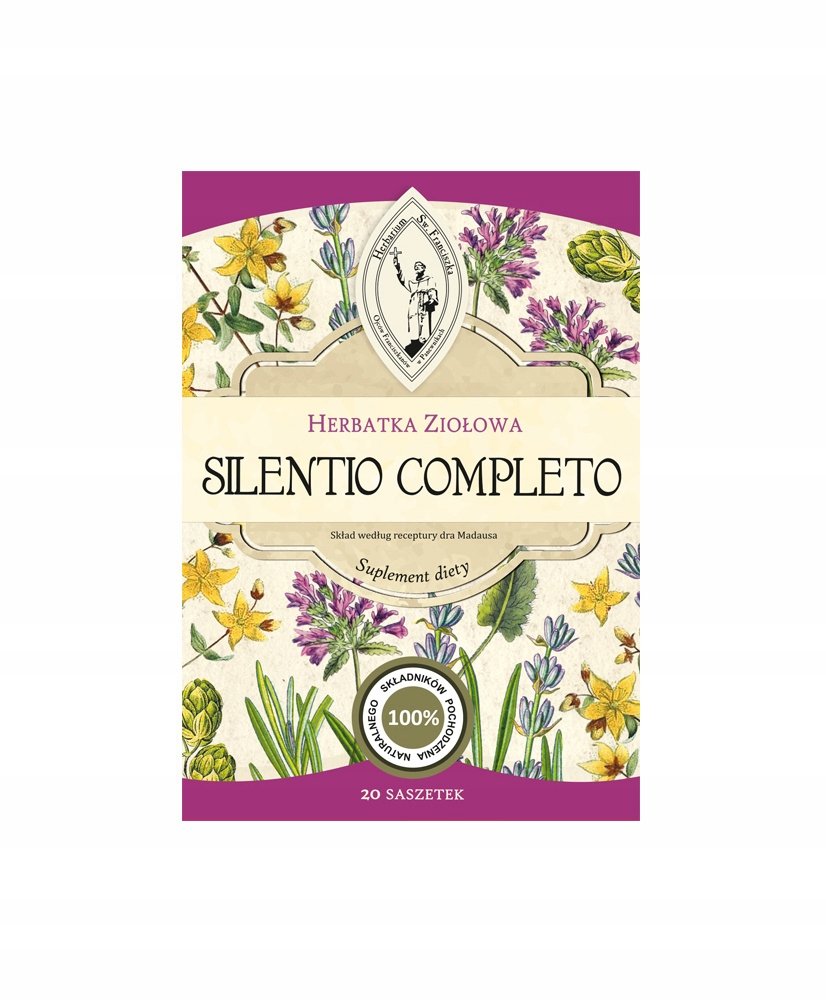 Herbatka SILENTIO COMPLETO FIX 20x5g SPOKÓJ NASTRÓJ SEN Herbarium