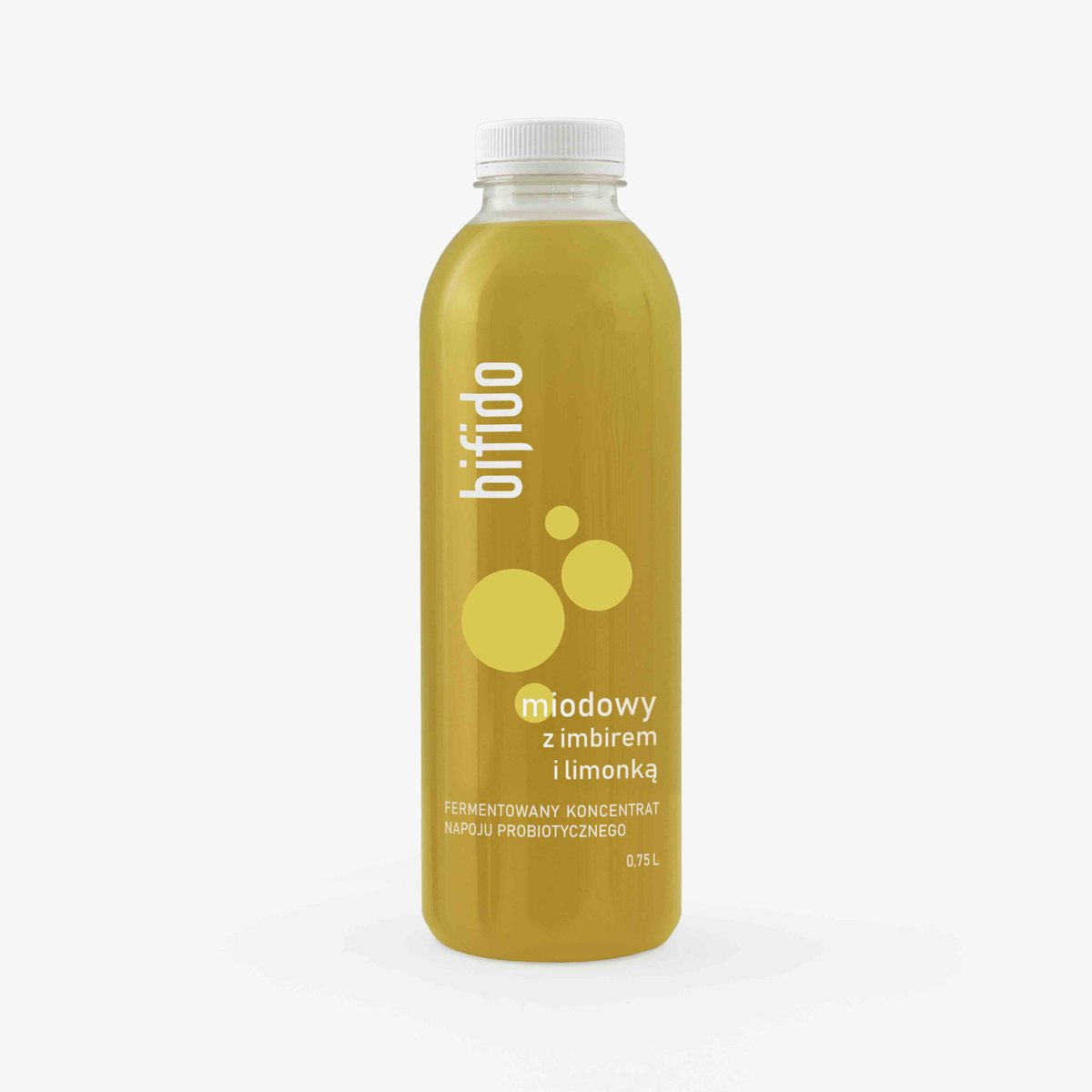 Bifido MIODOWY Z IMBIREM I LIMONKĄ fermentowany koncentrat napoju probiotycznego 0.75l. (Probiotyki)