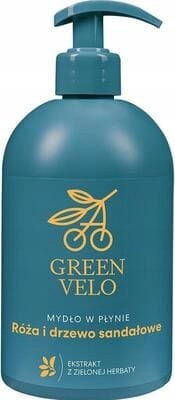 Green Velo Róża I Drzewo Sandałowe Nawilżające Mydło Do Rąk W Płynie 500 ml