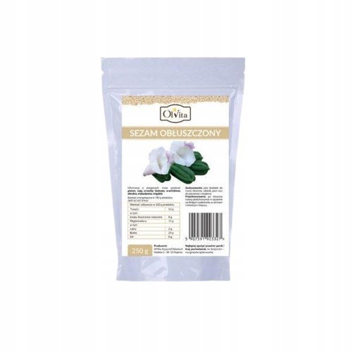 Sezam obłuszczony łuskany 250g Olvita