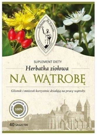 Herbatka ziołowa NA WĄTROBĘ 40 szt. x 3g HERBARIUM
