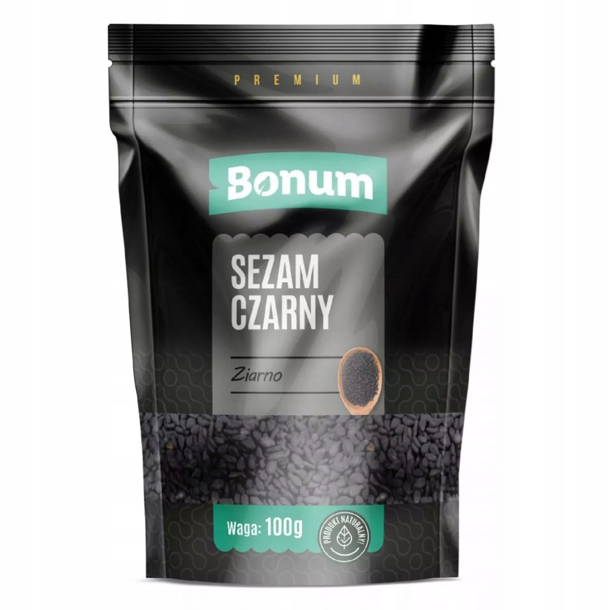 Sezam czarny ziarno 100g BONUM
