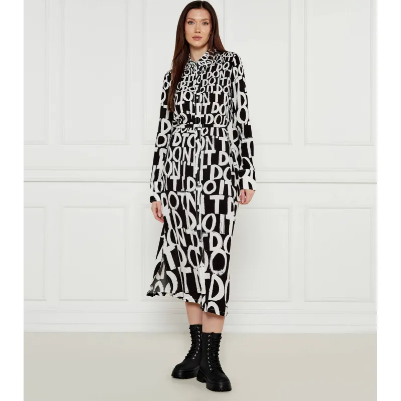 Desigual Sukienka z paskiem VEST_TRIPOLI