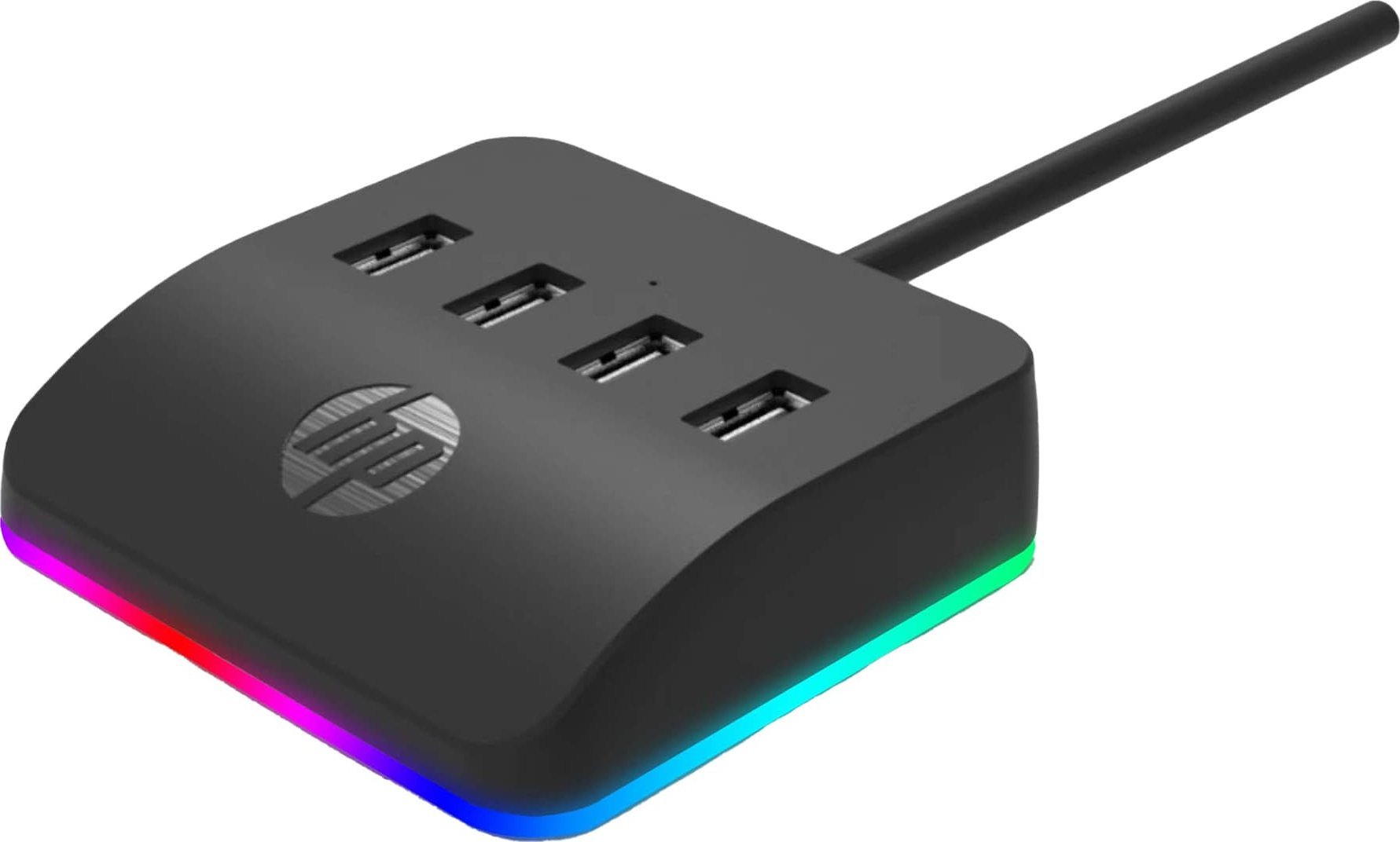 HUB USB HP USB 3.0 hub 4-port, DHC-CT120, czarny, Hewlett-Packard, 4x USB 3.0, podświetlenie