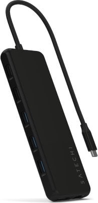Satechi 13-in-1 USB-C Triple Display Multiport Adapter - adapter USB-C 1x Ethernet 1 Gbps, 3x USB-A 5 Gbps, 1x USB-A 10 Gbps, 2