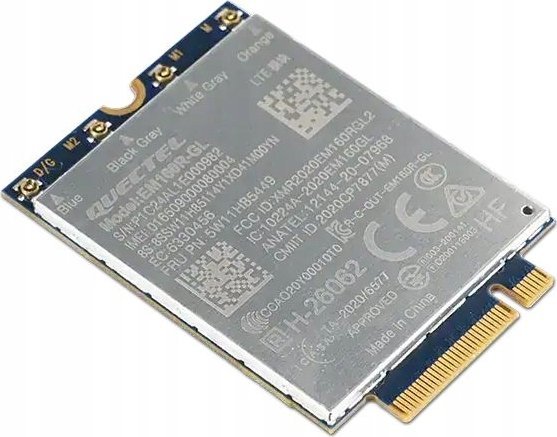 Modem Lenovo Lenovo Quectel EM160R-GL 4G LTE-A Cat 16 M.2 WWAN Module for X1 2-in-1 Gen 9/P16s Gen 3 4XC1Q24437