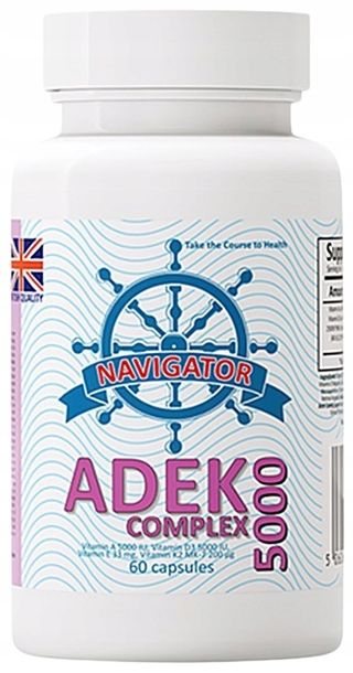 ADEK 5000 Complex, Suplement diety, 60 kaps., butelka 120 ml